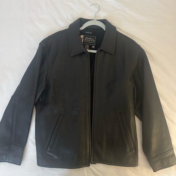 Heavy Duty 100% Genuine Leather Bomber Jacket - Picture 1 of 3